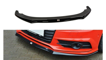 Splitter Audi A7 C7 Facelift S-Line Front Gloss Black
