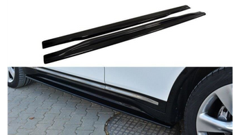 Dokładka Infiniti QX70 Progi Gloss Black