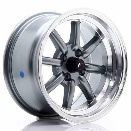 JR Wheels JR19 15x8 ET0 4x100 Gun Metal