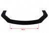 Universal front bumper splitter 3pcs.