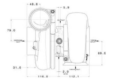 Garrett Turbocharger G42-1200 (879779-5002S)