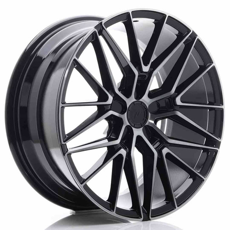 JR Wheels JR38 19x8,5 ET20-45 5H BLANK Black Brushed w/Tinted Face