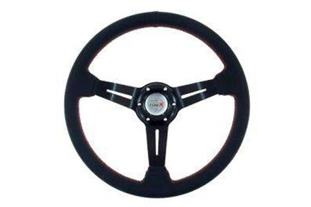 Steering wheel Pro 350mm offset:60mm Leather Black