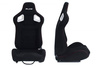 Racing seat GLOCK BLACK FABRIC