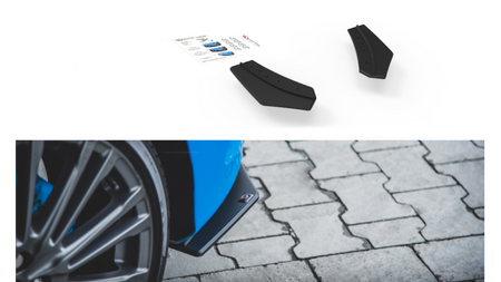 Splitter Ford Focus III RS Tył Boczne Racing Durability Black