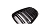 Grill BMW 7 F01 F02 F03 F04 podwójne żeberka Gloss Black