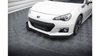 Splitter Subaru BRZ Mk1 Przód Street Pro Black-Red + Gloss Flaps