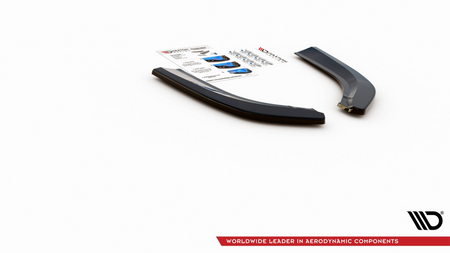 Splitter Ford S-Max II Facelift Tył Boczne Gloss Black