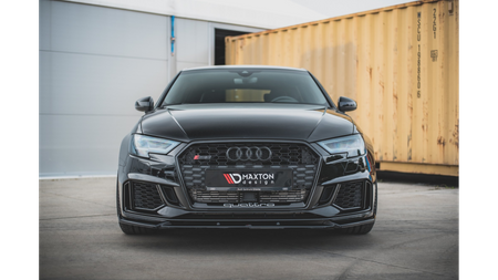 Splitter Audi RS3 8V Facelift Sportback przód v.4 Gloss Black
