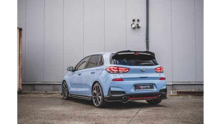 Splitter Hyundai I30 III N Tył Środkowy Gloss Black