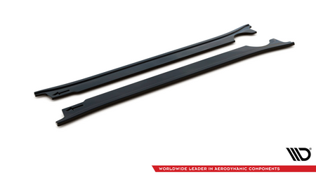 Side Skirts Diffusers Porsche 911 Carrera 4S 992 Gloss Black