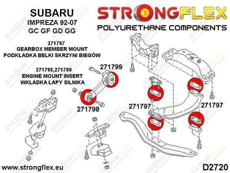 Engine pitch link bush