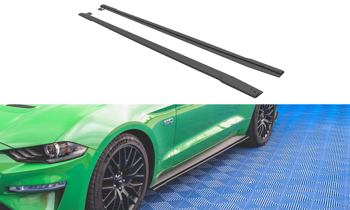 Diffuser Ford Mustang VI GT Facelift Side Skirts Street Pro v.1 Black