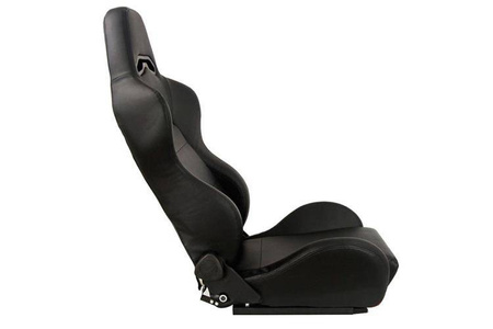 Racing seat DRAGO PVC Black