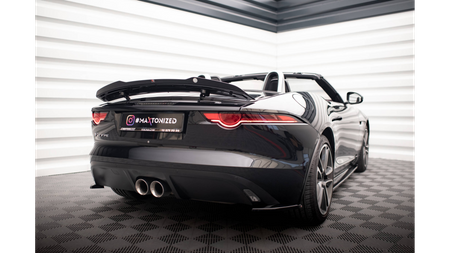 Splitter Jaguar F-Type I Facelift Rear Side Gloss Black