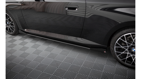 Diffuser BMW 2 G42 Side Skirts Street Pro Black + Gloss Flaps