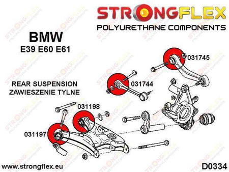 Rear lower trailing arm bush kit SPORT