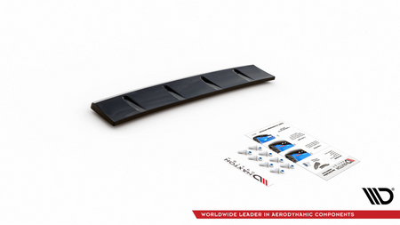 Splitter Hyundai I30 III Facelift N Tył Środkowy Gloss Black