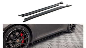 Diffuser Porsche 911 Carrera 4S 992 Side Skirts Gloss Black