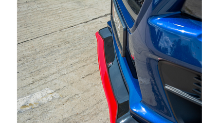 Splitter Subaru WRX STI Front v.3 Gloss Black + Red