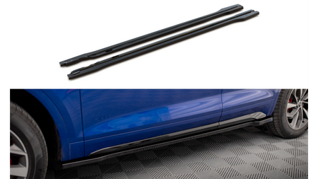 Diffuser Audi Q5 FY Facelift S-Line Side Skirts Gloss Black