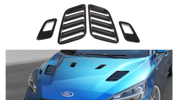 Bonnet Vents Ford Focus ST-Line I STV Gloss Black