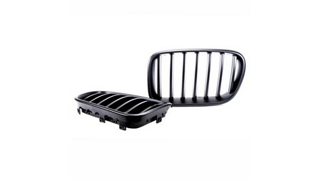 Grill BMW X3 F25 pojedyncze żeberka Matt Black