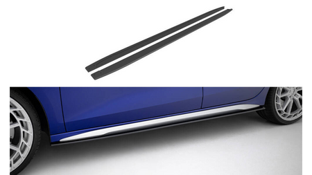 Dokładka Audi A3 S-Line S3 8Y Facelift Progi Street Pro Black