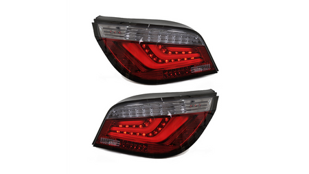 Lampy BMW 5 E60 Tył LED Red-Smoke