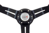 Steering wheel Pro 350mm offset:60mm Leather Black