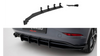 Dyfuzor Volkswagen Polo GTI Mk6 Facelift Tył Street Pro Black-Red + Gloss Flaps