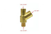 Adapter czujnika ciśnienia temperatury oleju Depo Y 1/8-27NPT