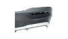 Diffuser Mercedes-Benz GLE C167 Rear with Pipes chrome
