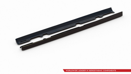 Diffuser Ford Fiesta VIII ST ST-Line Side Skirts v.2 Gloss Black