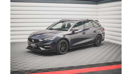 Dokładka Seat Leon FR IV Cupra Leon Progi v.1 Gloss Black