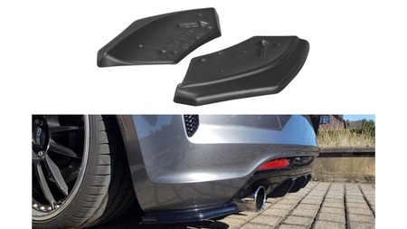 Splitter Volkswagen Scirocco III Facelift R Rear Side Gloss Black