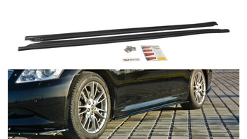 Diffuser Infiniti G37 Side Skirts Gloss Black