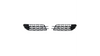 Fog Light Covers Audi A6 C7 Allroad Gloss Black