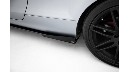 Dokładka Audi TT 8J S S-Line Facelift Progi Street Pro Black-Red + Gloss Flaps