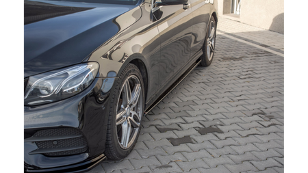 Diffuser Mercedes-Benz E43 AMG W213 Side Skirts Gloss Black