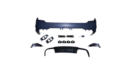 Zderzak Mercedes-Benz C S204 Tył z dyfuzorem