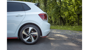 Splitter Volkswagen Polo VI GTI Tył Boczne Red