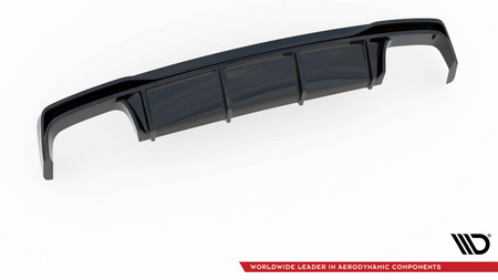 Dokładka Audi A6 C8 S-Line Zderzak Tył Gloss Black