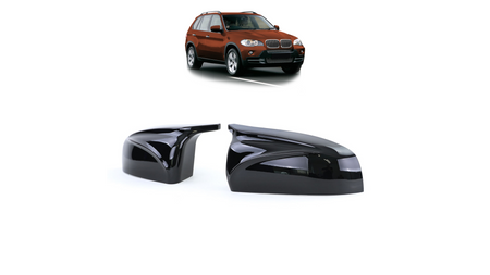 Mirror Cover Set BMW X5 E70 X6 E71 E72 Gloss Black
