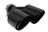 Exhaust Tip 101mmx2 enter 76mm Carbon Gloss Set
