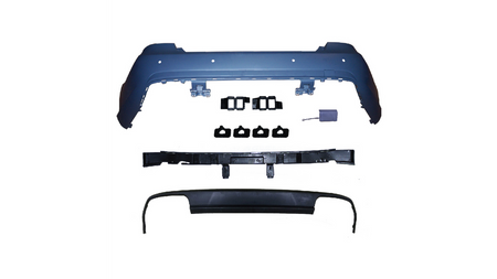 Bumper Mercedes-Benz E W212 Rear with Diffuser