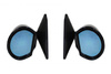Mirrors Uniwersalne K-20 Black Manual Blue Glass