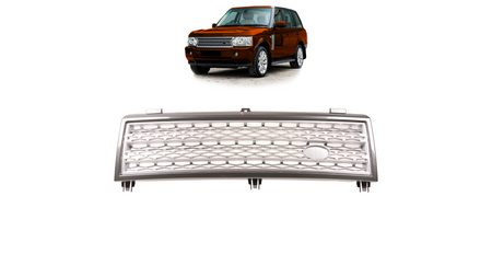 Grill Land Rover Range Rover III L322 Grey & Silver