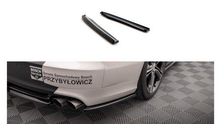 Splitter Audi S8 D4 Tył Boczne Gloss Black