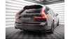 Splitter Volvo V90 II Rear Central with Diffuser v.2 Gloss Black